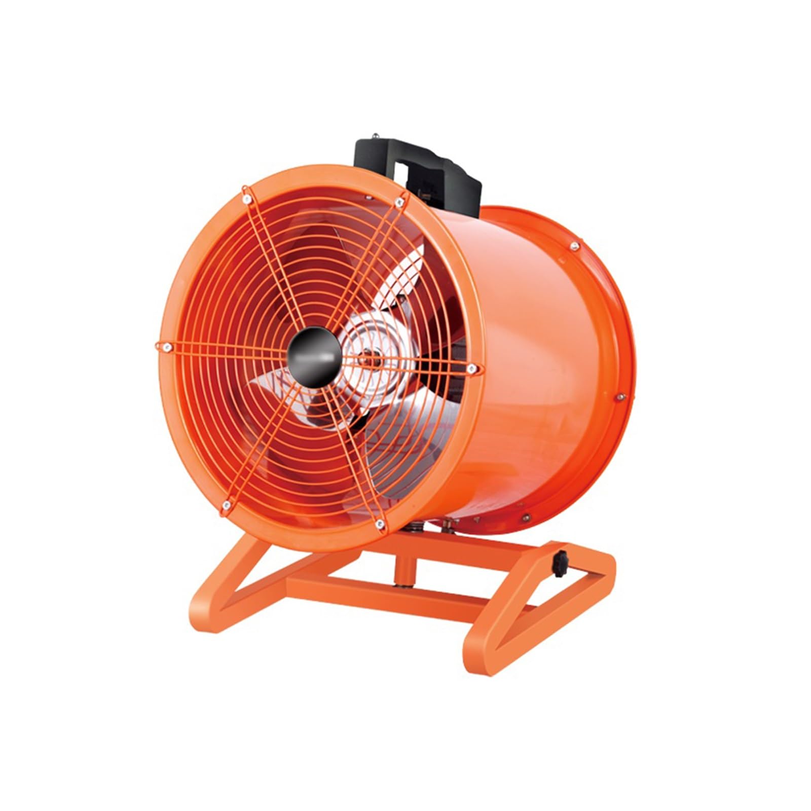 Ventilatore da pavimento industriale, Ventilatore da pavimento industriale oscillante multicolore di varie dimensioni(Orange,10 inch)