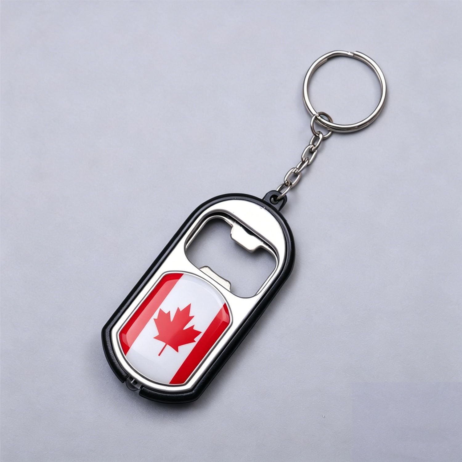 YAZVNTO Football Fan Keychain with Canada National Flag Design Keyring, Portable Metal Key Chain for Soccer Supporters, International Tournament Fan Gift Souvenir Accessory,A Style-a