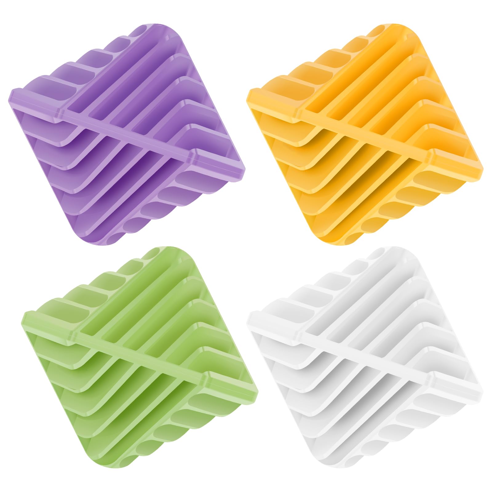 CBWERBB 4 Pack Laundry Balls for Washing Machine,Reusable Tumble Dryer Balls Rubber Silicone Dryer Ball Fabric Soften Washer Ball,Reduce Wrinkles and Cling