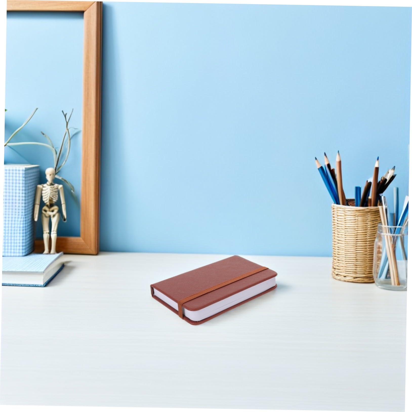 SHINEOFI 10pièces Lot de Carnets Mini de Poche avec Pages Lignées et Marque-page Ruban pour Planification Quotidienne