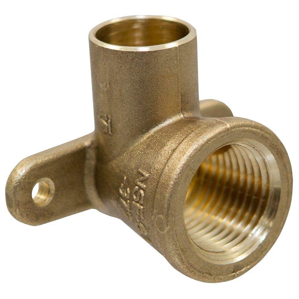 Photo 1 of 1/2 in. Lead-Free Bronze Silicon Alloy Pressure 90-Degree C x FPT Elbow