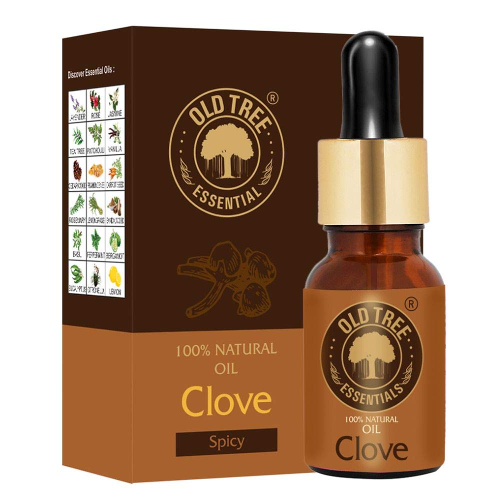Old Tree Pure and Natural Clove Bud Essential Oil (15ml) - for Skin, Teeth, Diffuser and Aromatherapy - Undiluted Massage Oil with Glass Dropper-picture-47