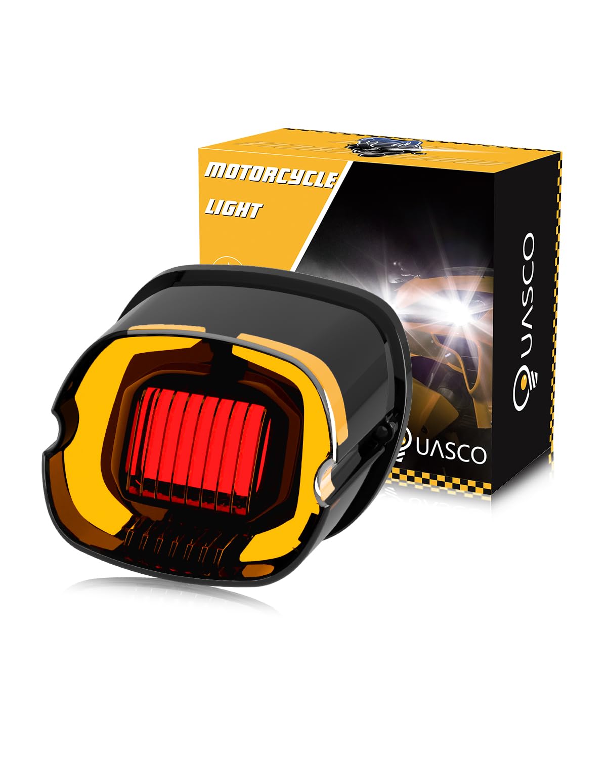 Photo 1 of QUASCO LED Strobe Brake Tail Light Rear Turn Signals Smoked Taillight Compatible with Harley Dyna Sportster Road King Electra Glide Heritage Softail Fatboy Touring