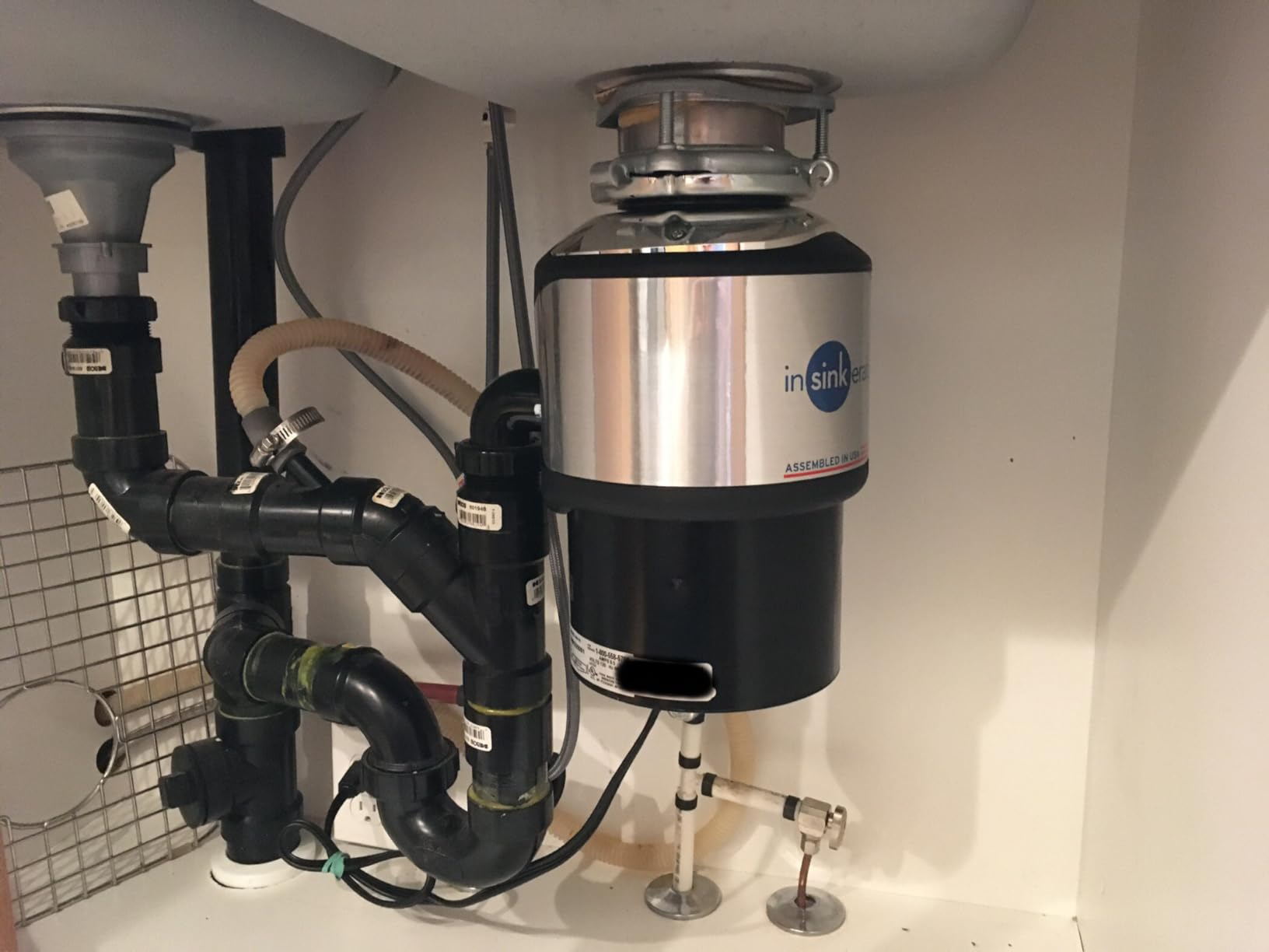 InSinkErator Garbage Disposal, Badger 444, 3/4 HP Continuous Feed