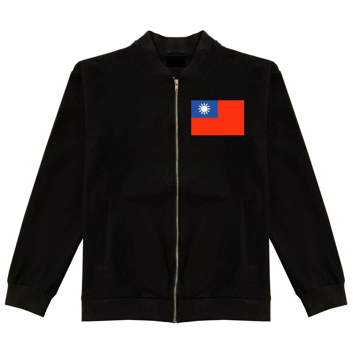 Kings Of NY Taiwan Flag Country Chest Cotton Bomber Jacket