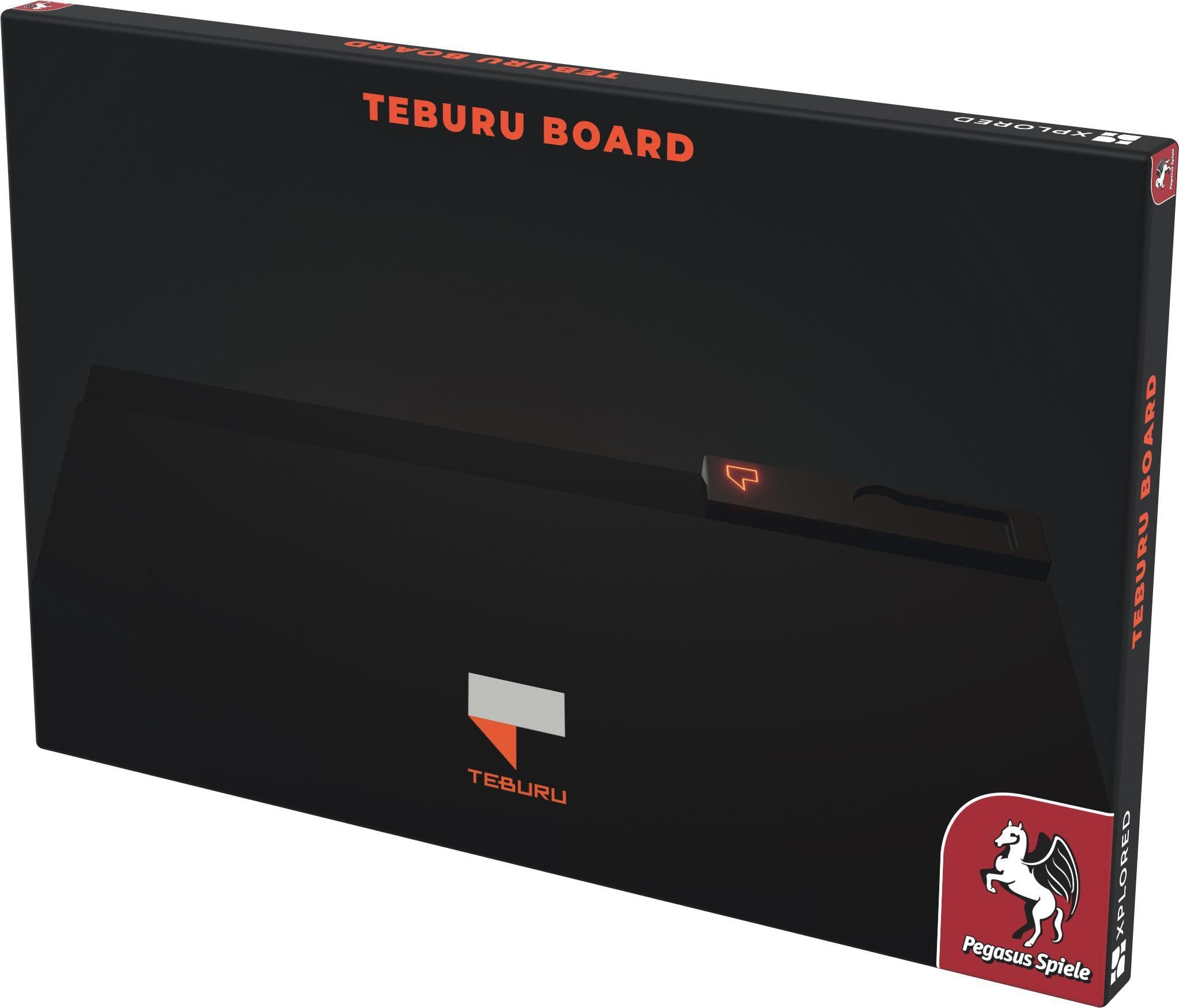 Teburu Board Brettspiel, Pegasus Spiele, 47 x 2,5 cm, ohne Batterien, hergestellt in China
