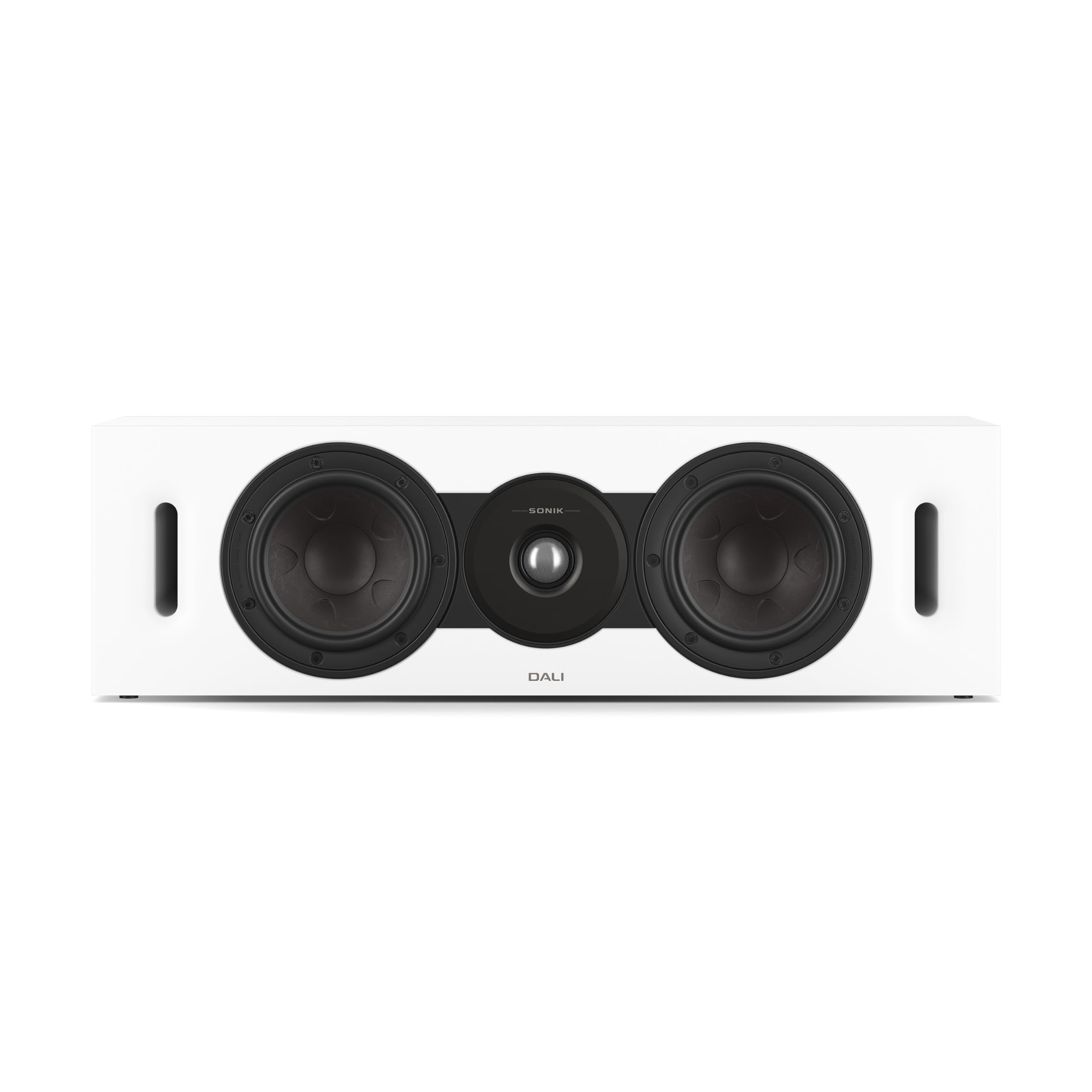 DALI SONIK Cinema – LCR Heimkino-Lautsprecher mit 29-mm Gewebekalotte & Zwei 5¼″ Clarity Cone™ SMC™ Tiefmitteltönern – Horizontal oder vertikal platzierbar - Weiß