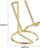 Vista 7 de Paquete de 2 soportes para teléfono celular para escritorio, bonito soporte de metal dorado para teléfono celular, accesorios de escritorio