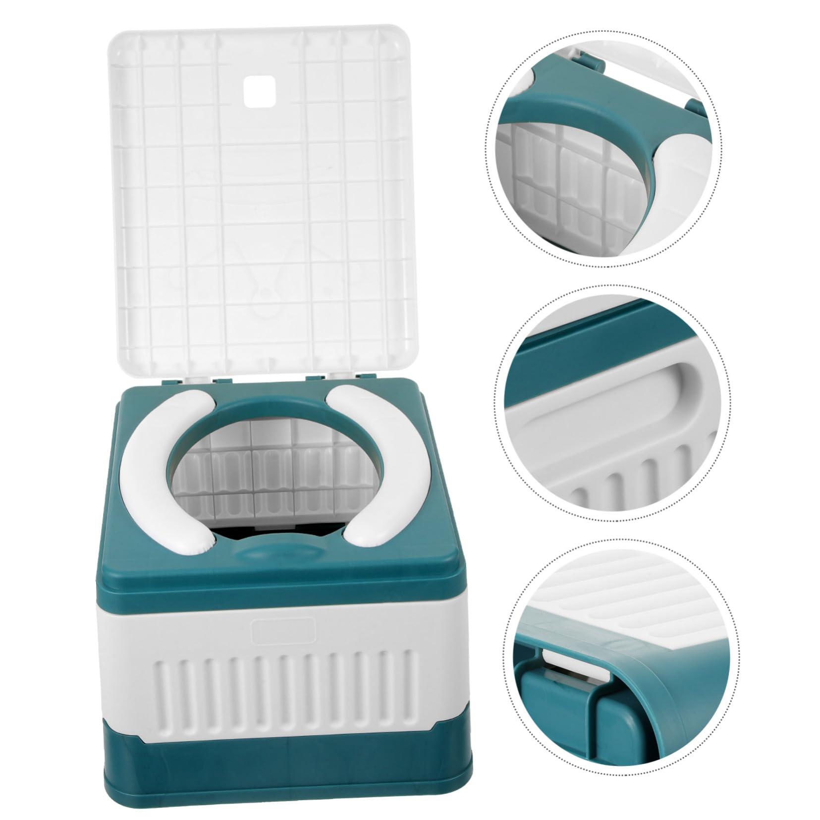 minkissy Inodoro Portátil Plegable para Automóvil Orinal de Emergencia para Exteriores Material Pp Liviano Diseño Plegable Orinal de Viaje para Adultos Niños Y Niñas