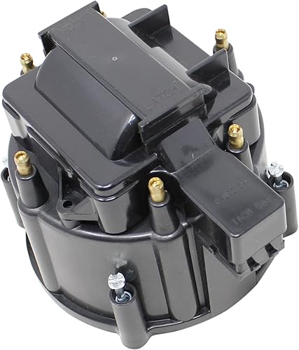 Miniatura 2 de DRAGON FIRE PERFORMANCE BLACK HEI Juego de tapa y rotor de distribuidor con terminales de latón completo con cubierta de bobina compatible con todos