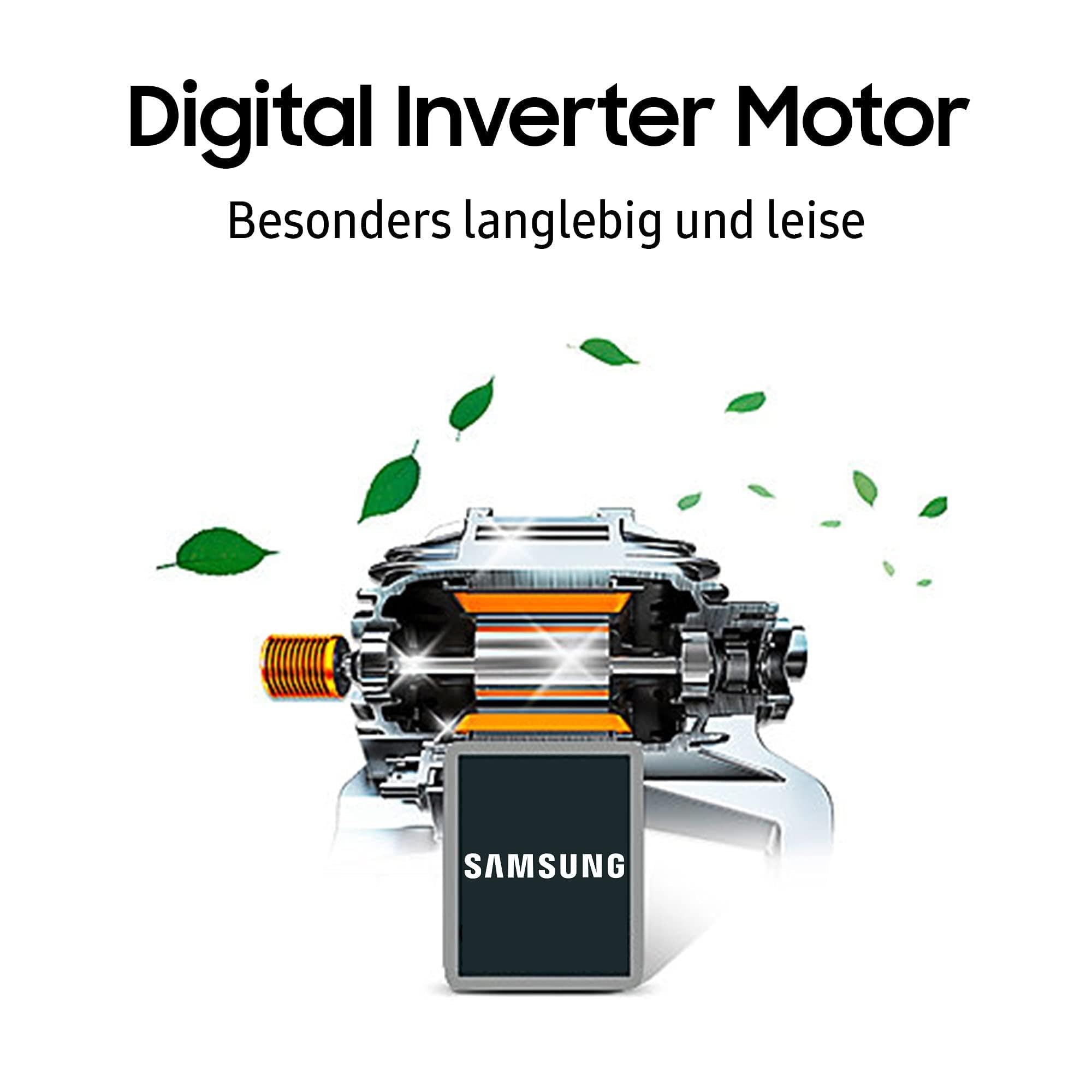 Samsung Kühl-Gefrier-Kombination RL38C602CB1/EG 203 cm 390 l Gesamtvolumen AI Energy Mode Premium Black Steel