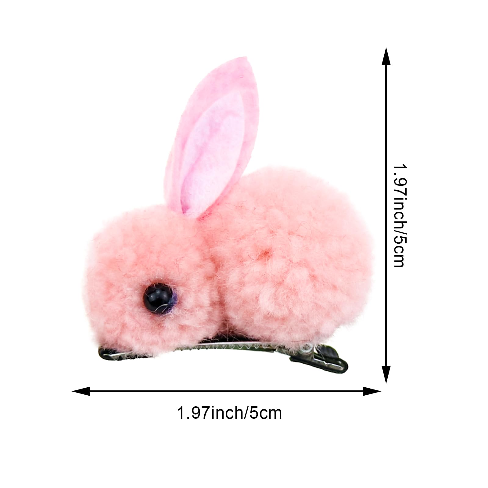 Bunnies ? Hair brooch Bunny uses hair bow as home main image 2