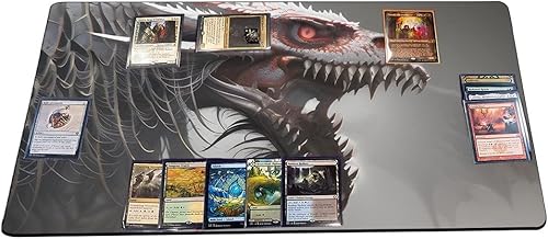 Miniatura 5 de MTG - Tapete de juego compatible con TCG, pintado AI, 14 x 24 pulgadas, tapete de juego de cartas coleccionable, perfecto para juegos de cartas