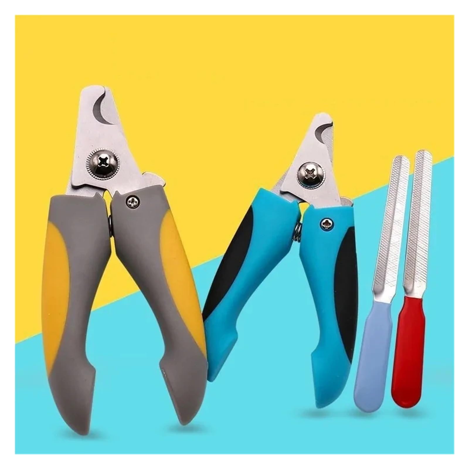 Pengchang Edelstahl, schmerzfrei, sicher for Hunde, Nagelknipser, professionelle Krallenschere for Hunde