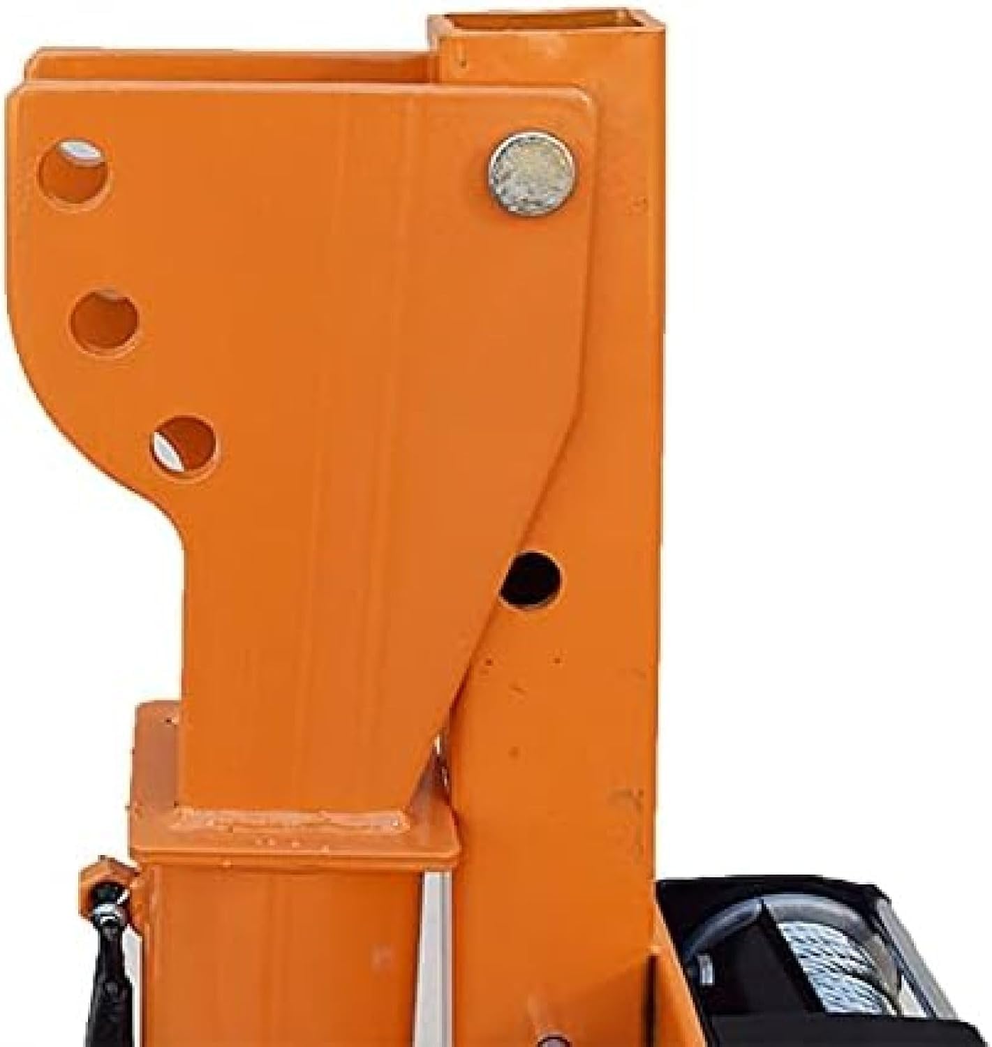 Klappbarer Motorhubwagen Werkstattkran, 500 kg (1100 lbs) Elektro-Tragkraft mit teleskopisch höhenverstellbarem Ausleger, 220V Seilwinde für schwere Arbeiten in Heimwerker-Garage, LKW & Werkstatt