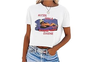 Hotter than a Hoochie Coochie Crop T-Shirt: Ultimate Festival Fashion