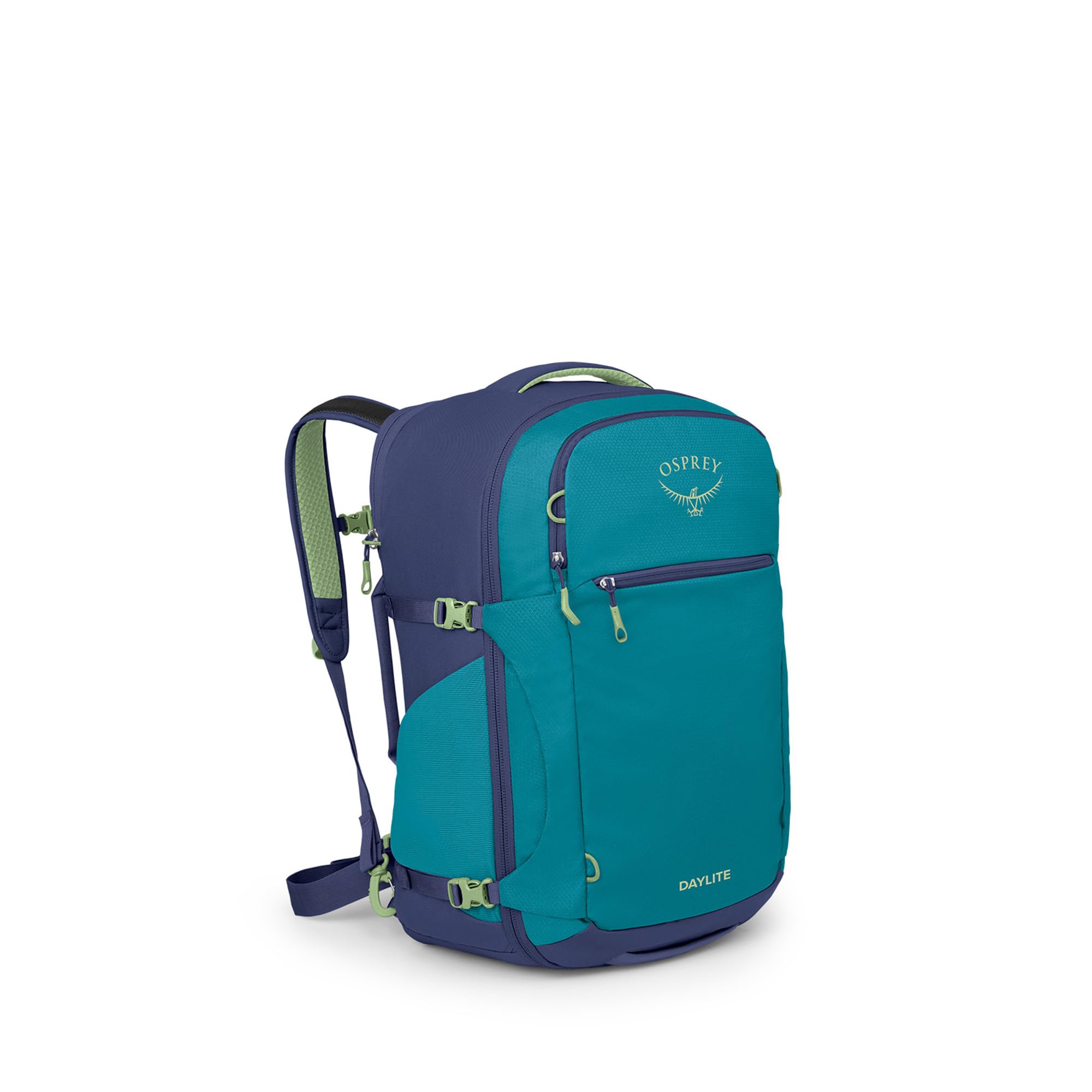 Osprey Daylite Unisex Travel Pack, 44L, Blue Spikemoss/Alkaline, O/S