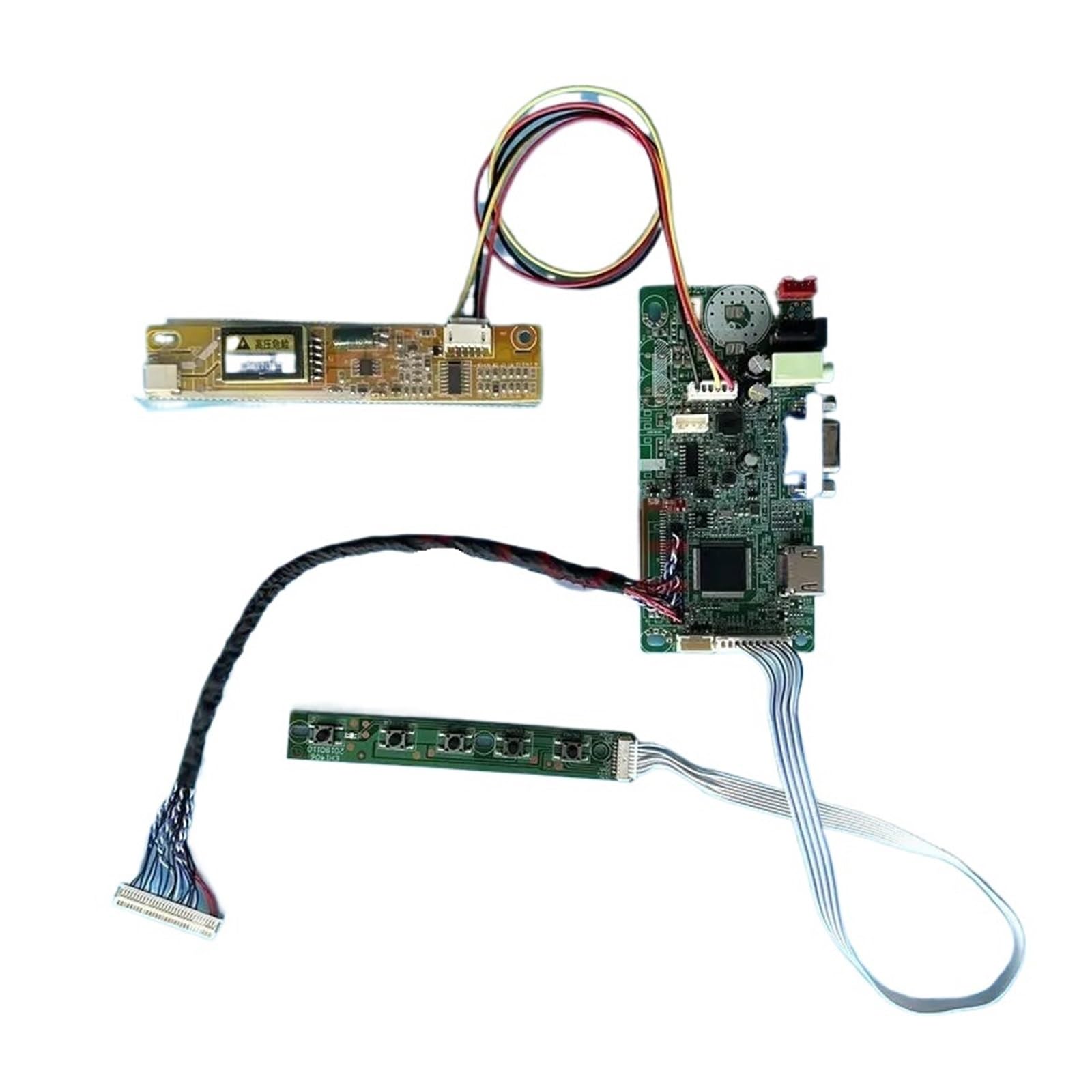 For IASX12N ITSX95 N150P2 N150P3 Matrix Driver Controller Board 30-Pin LVDS 1CCFL Monitor LCD HDMI-Compatibile VGA 1400 * 1050 Kit Di Accessori(For IASX12N)