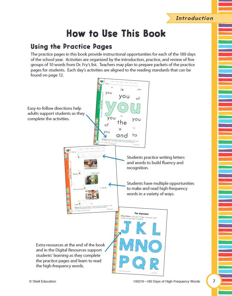 180 Days: Early Childhood, Phonological Awareness and Word Recognition for Pre-Kindergarten Practice Workbook for Classroom and Home, Cool and Fun Practice Created by Teachers (180 Days of Practice) - Image 3