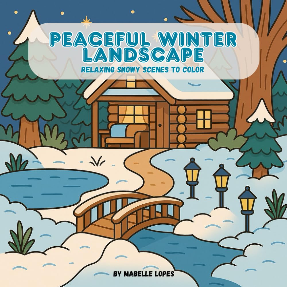 Peaceful Winter Landscape: Relaxing Snowy Scenes for Calm and Creativity