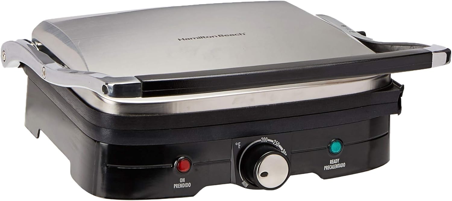 Hamilton Beach Sandwichera Gourment, Prensa para Panini y