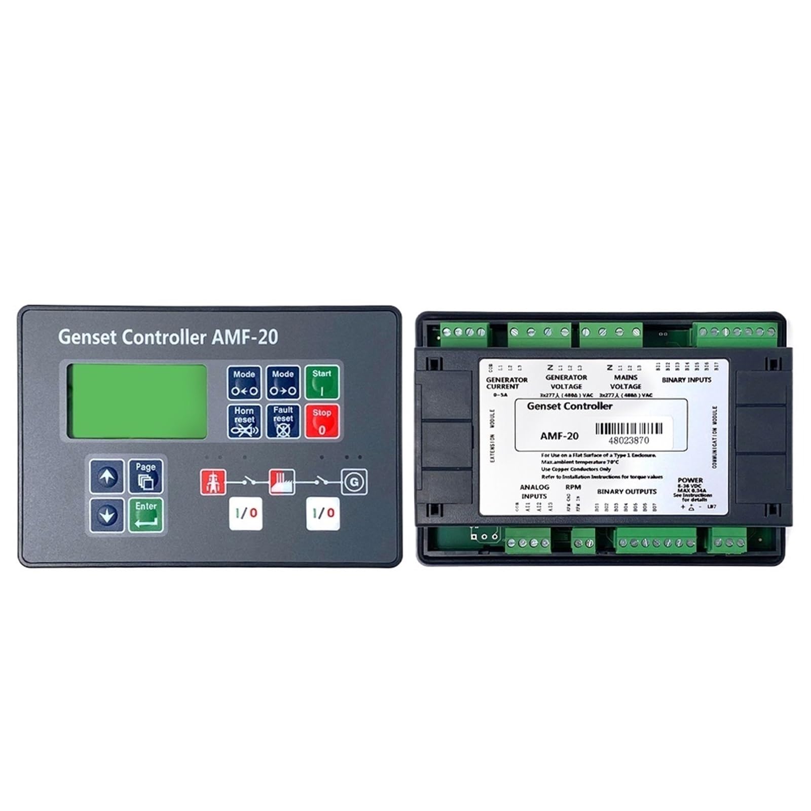0P7BR328B AMF20 Diesel Generator Controller Auto Start Genset Control Module IL-NT NT AMF 20