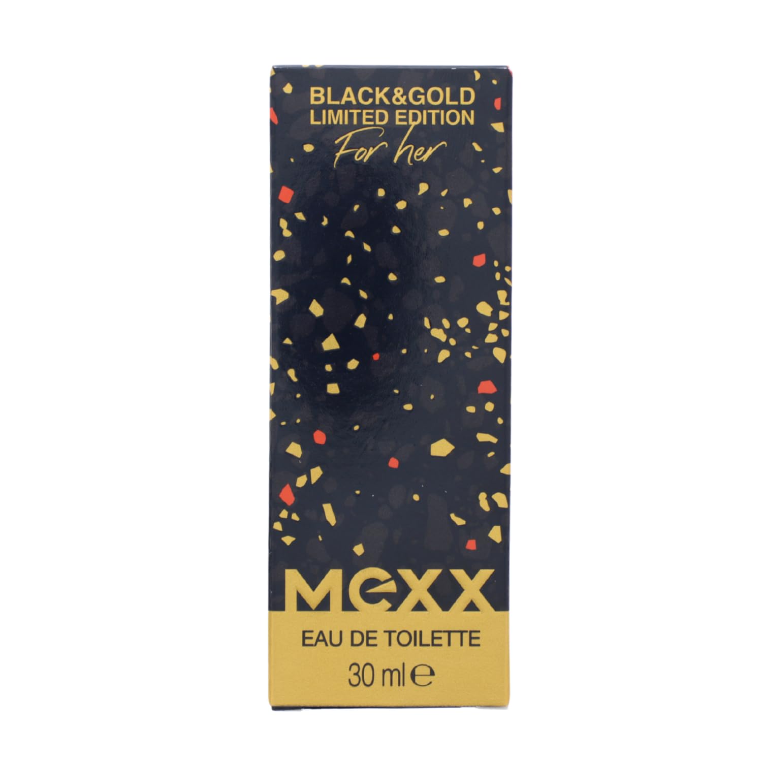 Mexx Black & Gold Limited Edition Woman Eau de Toilette, zmysłowo-kwiatowy zapach dla kobiet, 30 ml
