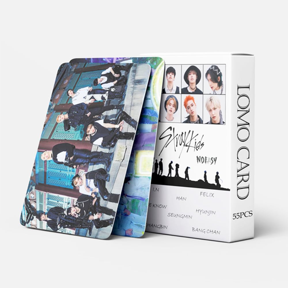 Amazon.com: Funwaretech Stray Kids NO EASY Photocards 55Pcs 2nd