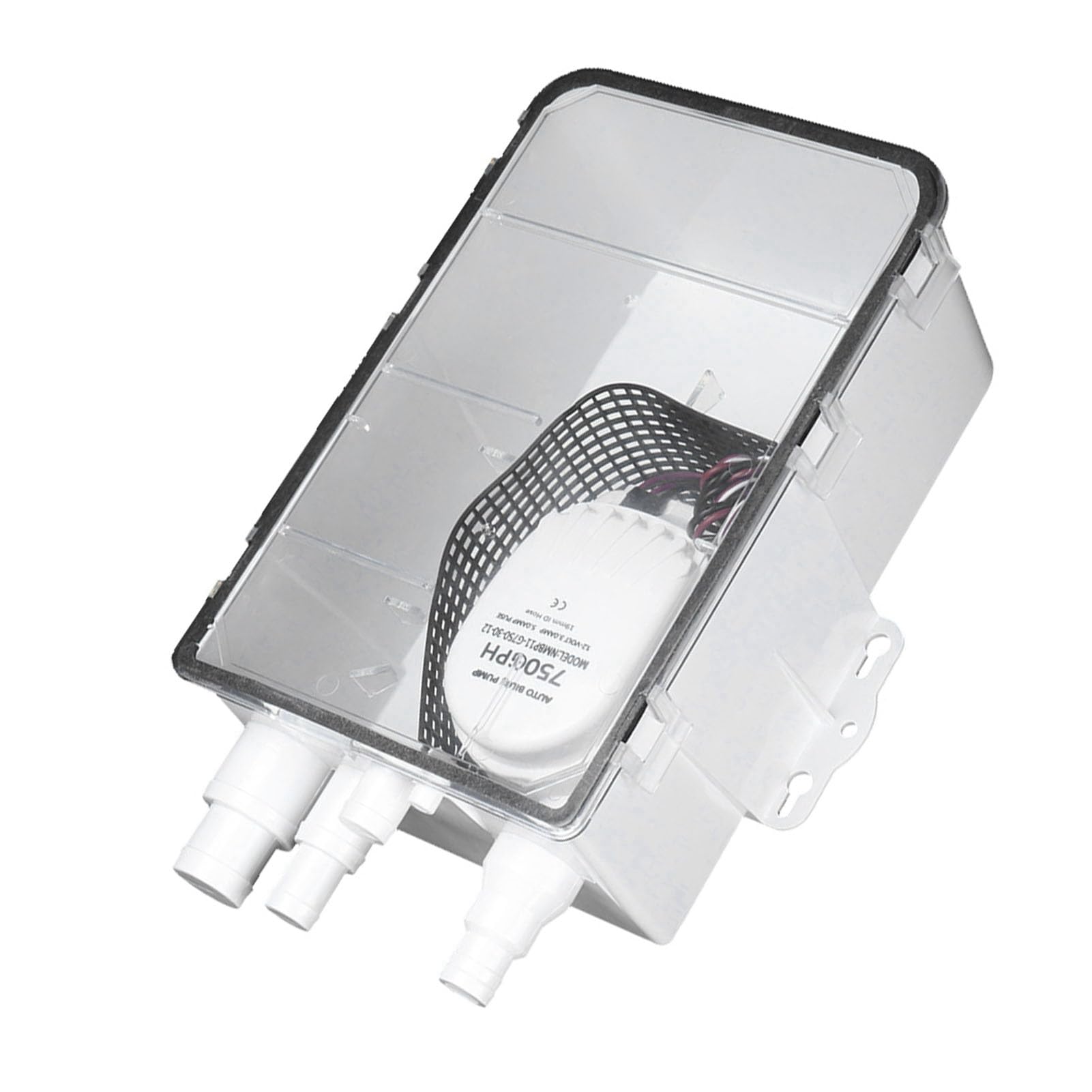 Shower Tub Pump, Backflow Prevention 750 GPH Shower Pump Automatic Control Switch for RV