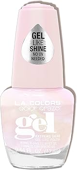 Amazon.com: L.A. COLORS Pink Please Gel Polish, Milky Pink CNL641
