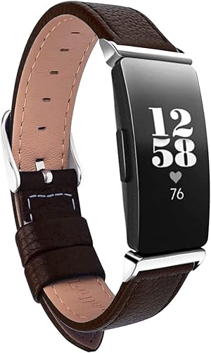 Miniatura 7 de TUV PLNT Bandas compatibles con Inspire HR & Inspire & Inspire 2, para mujeres y hombres, accesorios de cuero, correa de muñeca compatible con