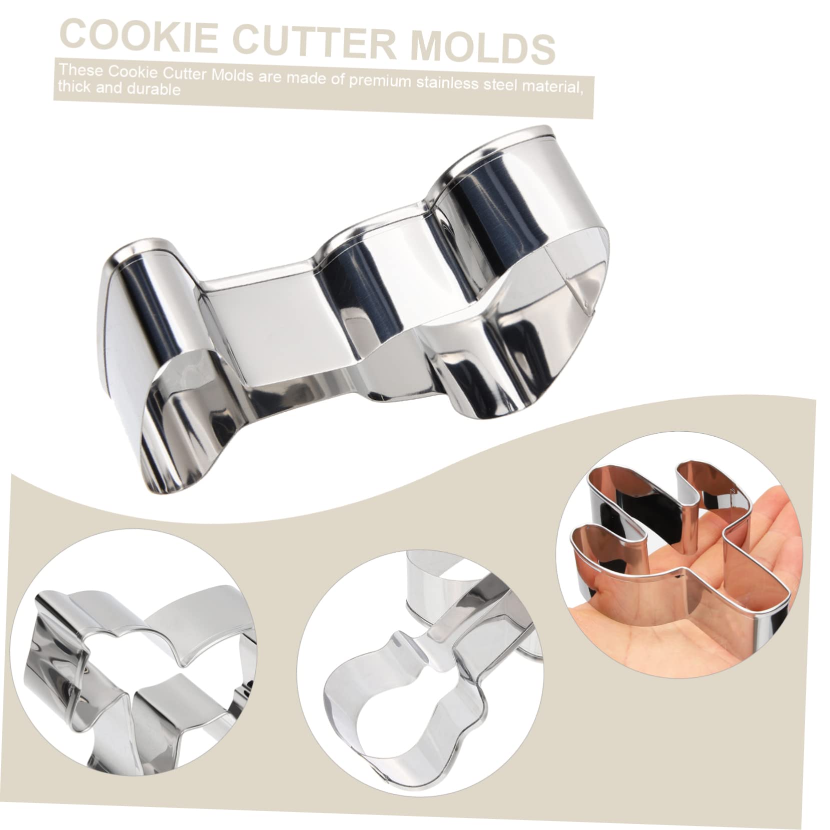 Amosfun 5 Sätze Keksform Keksausstecher Party Sachen Plätzchen Backen Zubehör Cake Tins Austecher Diplom-cookie Scone Party-ausstecher Backwerkzeuge Rostfreier Stahl 6 Stück * 5