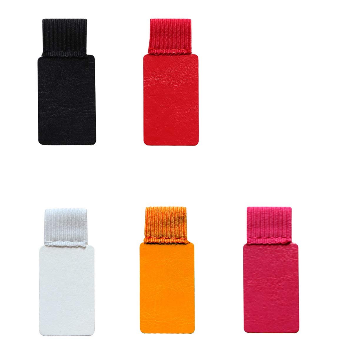 12 Passants Pour Stylo Auto-Adhésifs Élastiques - 6 Couleurs Pour Agenda Et Carnet