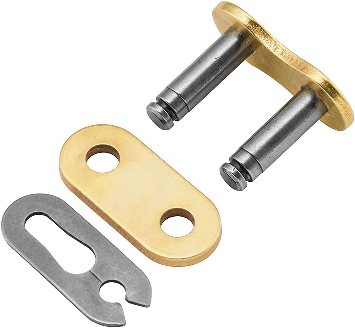 RK Racing Chain GB520MXZ5-CL Gold Clip Type Connecting Link