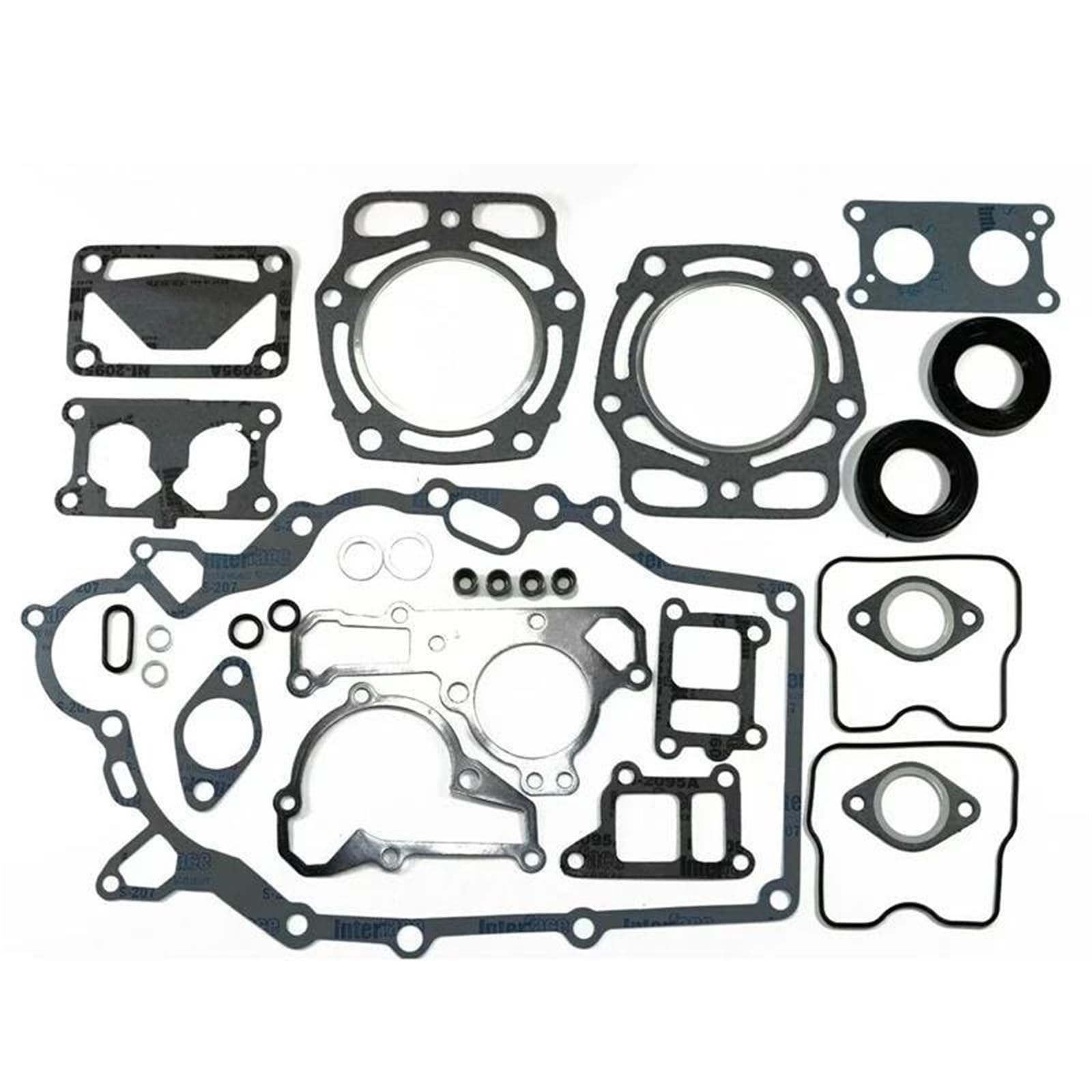 Kit Guarnizioni Completo Per Revisione Motore Con 2 Paraoli Per SUZUKI QUV620, Accessori Per Moto Guarnizione tubo scarico