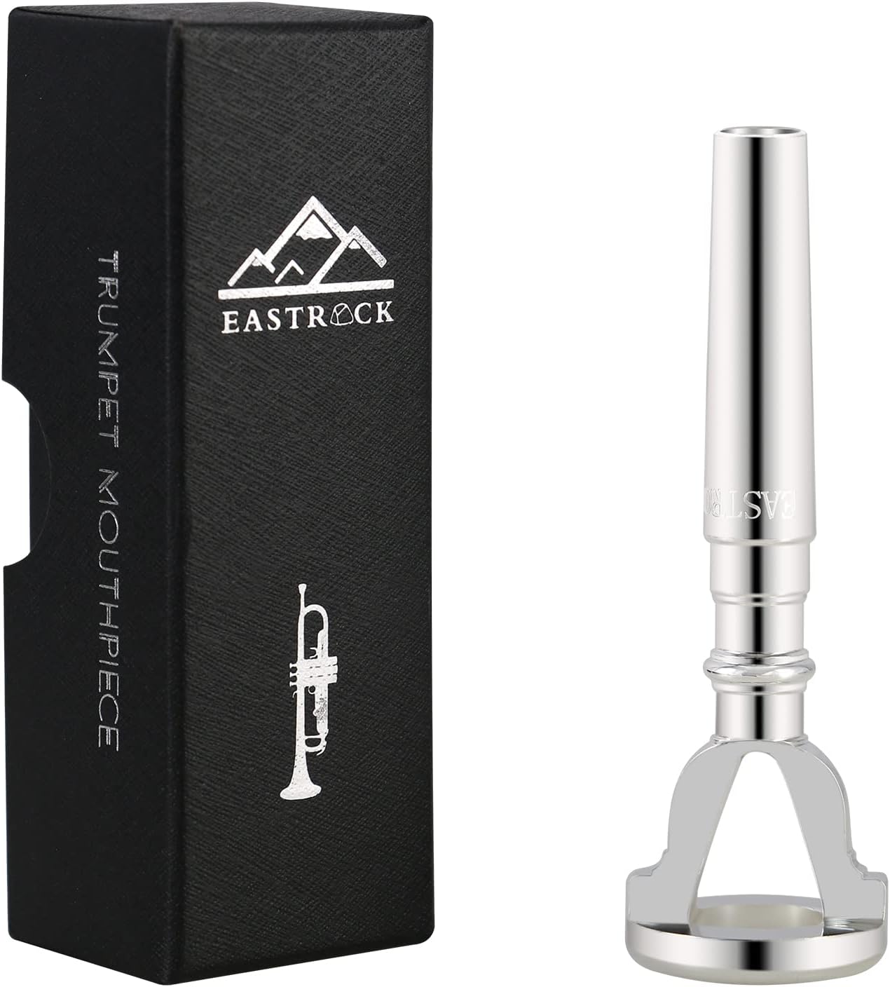 EASTROCK Silver Plated Bb Trumpet Mouthpiece Exercise