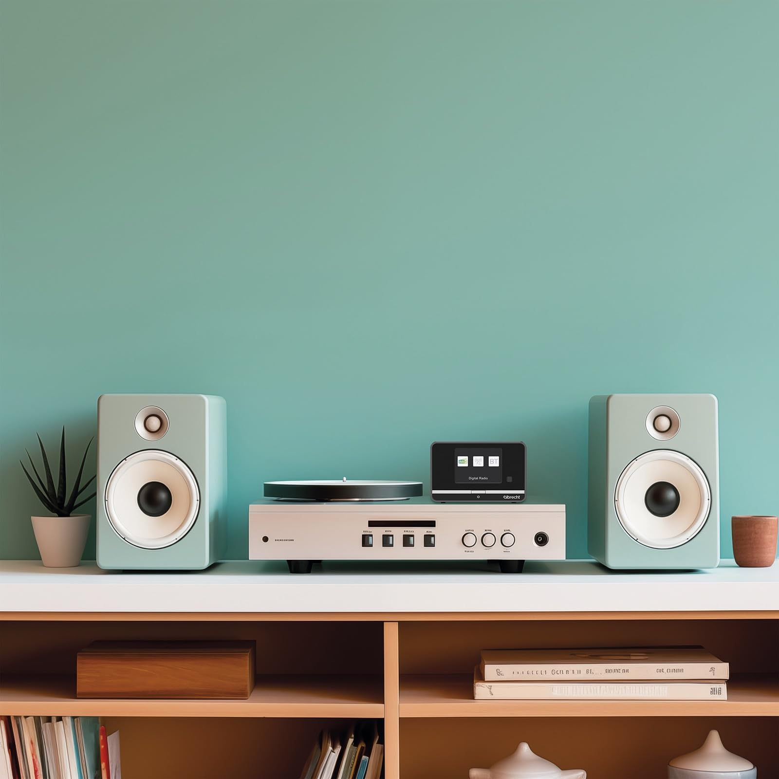 Albrecht DR 521 Dab+/FM Radio Tuner Streaming Musique Écran Couleur