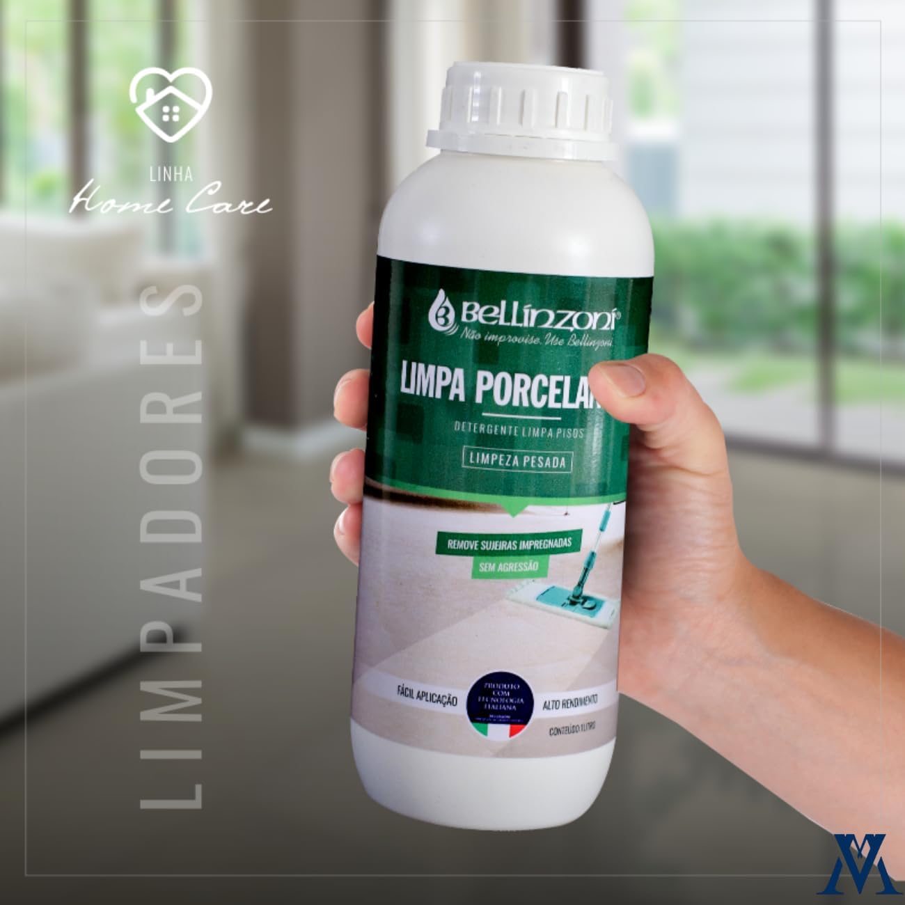 BELLINZONI LIMPA PORCELANATO LIMP PESADA 1L