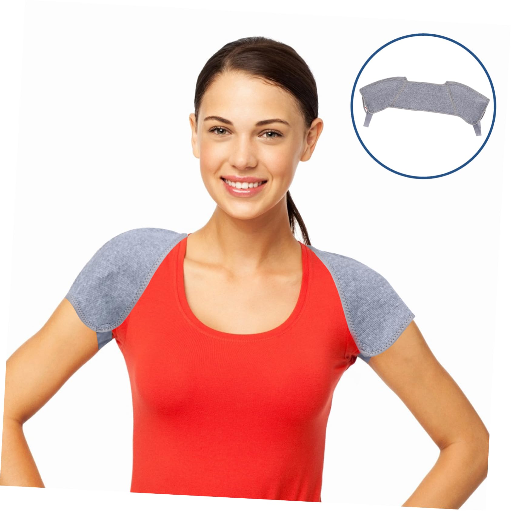 TOVINANNA Shoulder Support Brace for Running Fitness Shoulder Pads Breathable Shoulder Strap Bamboo Material