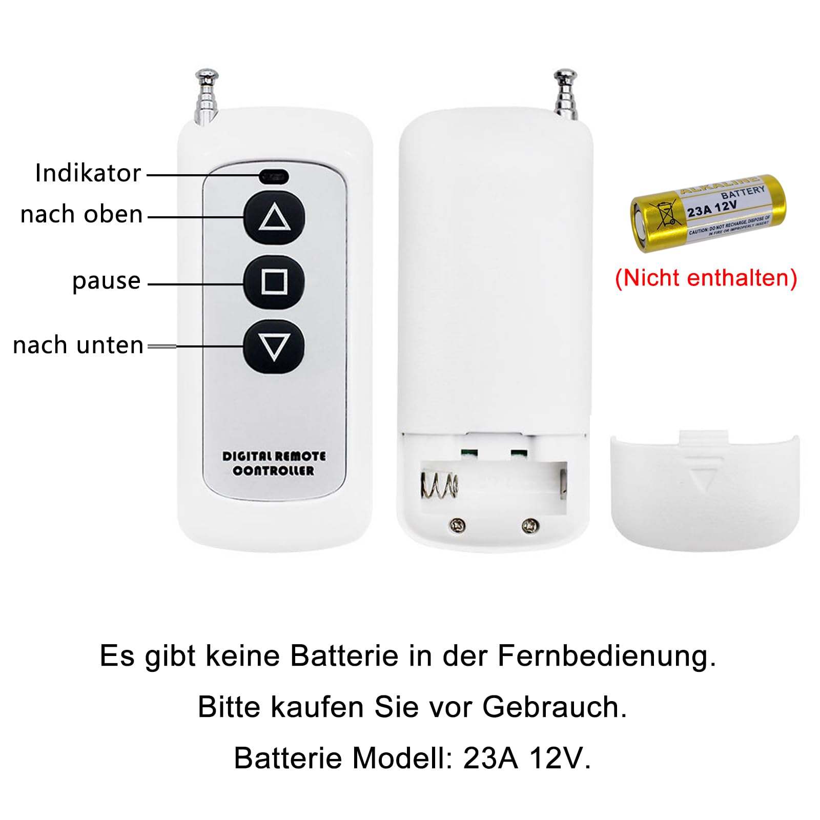 Linear Actuator Controller für DC 12V/24V Linearantrieb, Remote Positive Inversion Control Kit