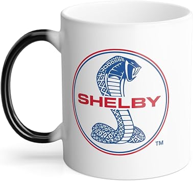 Shelby Color Morphing Super Snake Cobra Ceramic Coffee Mug Cup, 11oz - Dishwasher and Microwave Safe Officially Licensed, Authentic Product Great for Tea, Hot Chocolate, Soups, Stews, Beverages