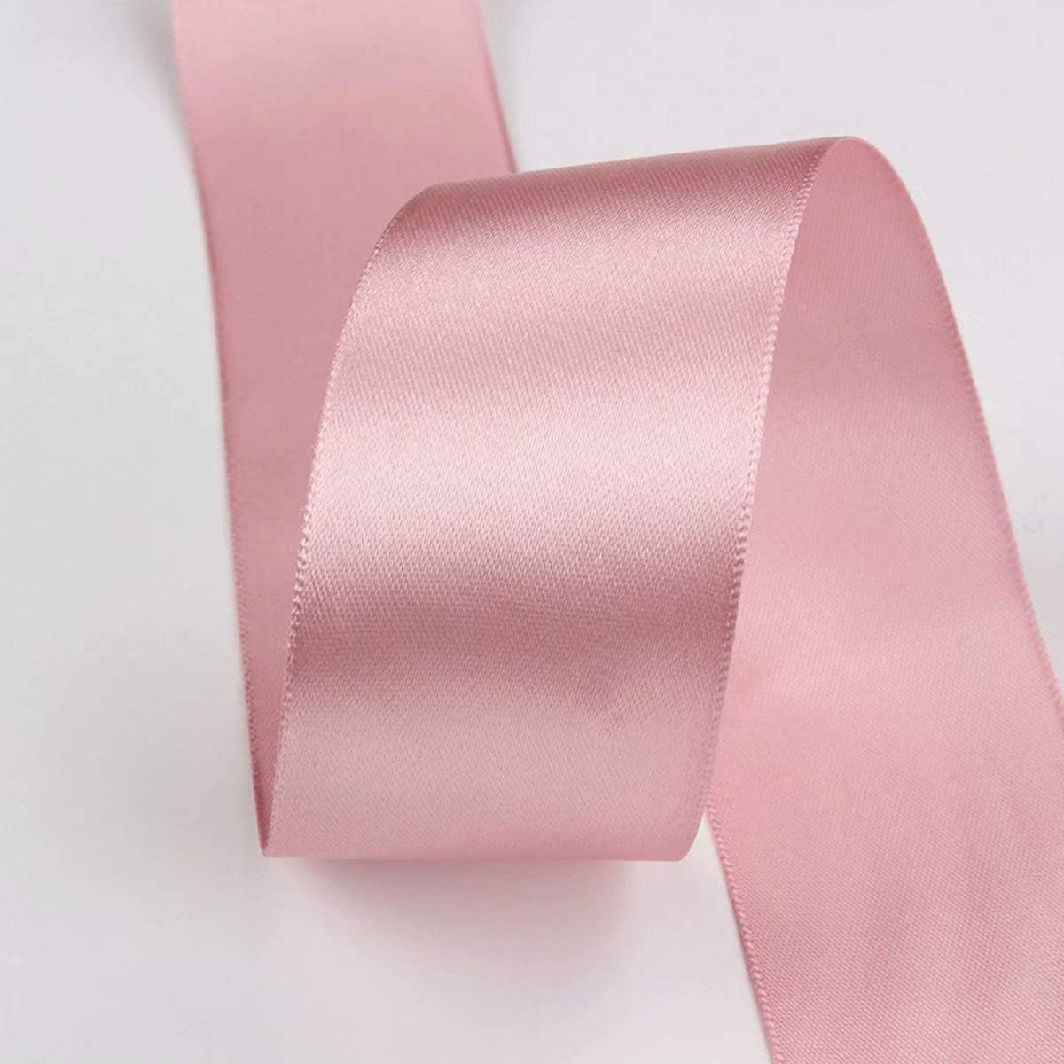 Solid Color Ribbon - 1" Wide 125" Single-Sided Ribbon Roll for Pull Bow, Christmas Gift Knot Box, Sewing Items, Gift Wrapping, Invitation Decoration