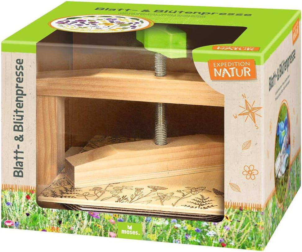 Worown Kit De Presse à Fleurs Professionnel A5, Presse à Feuilles 15,2 X 20,3 Cm, Presse à