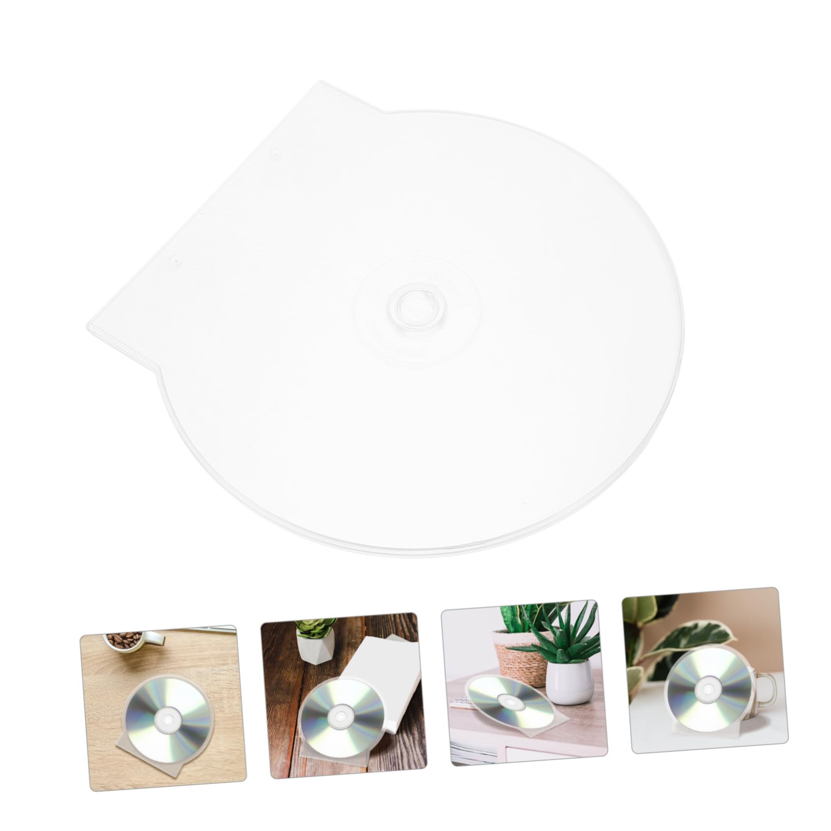 MAGICLULU Porta CD Rigido Spesso da 50 Pz Design Minimalista per Archiviazione e Trasporto Dischi
