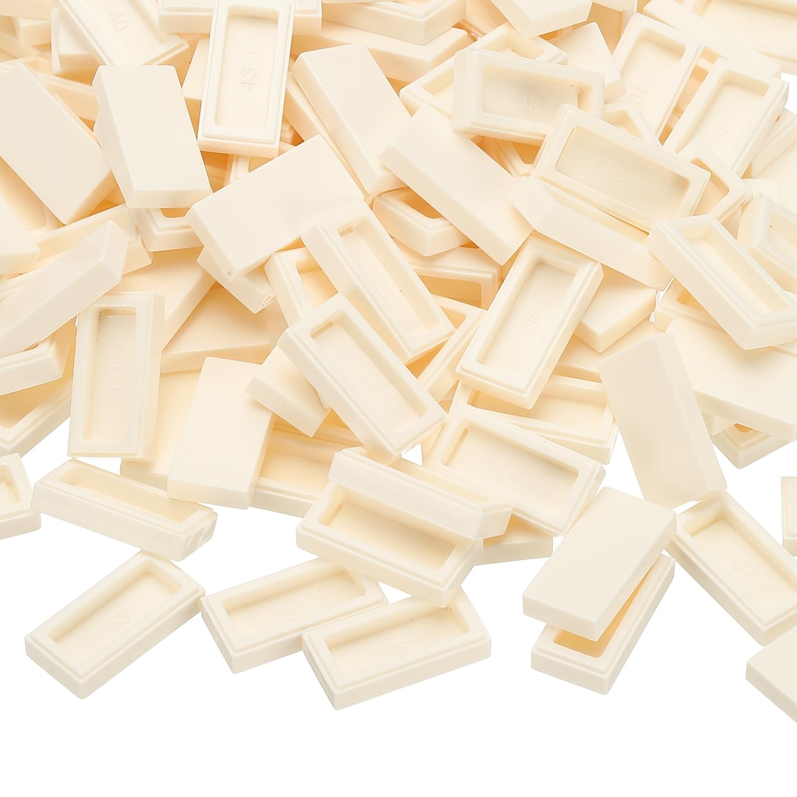 PATIKIL 555 Pcs Flat Blocks Bulk