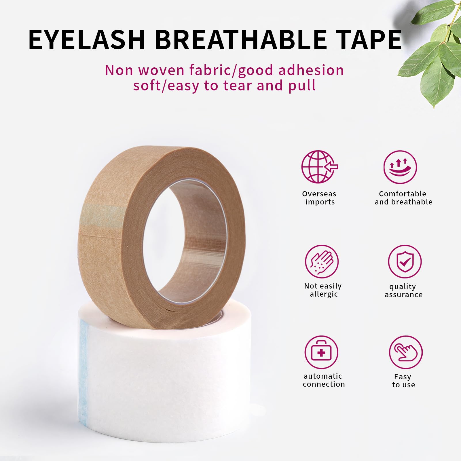 6 Rotoli Di Nastri Microporosi In Pelle Flessibile Nastro Nasale Traspirante Nastro Adesivo In Garza Per Ferite Sport Gonfiore 05 Pollici X 10 Iarde Beige