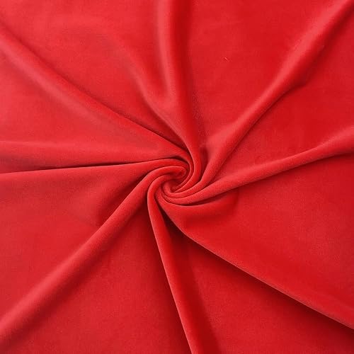 SEWBATO Mochi Elastic Minky Plush Fabric 95% Polyester+5% Spandex Soft