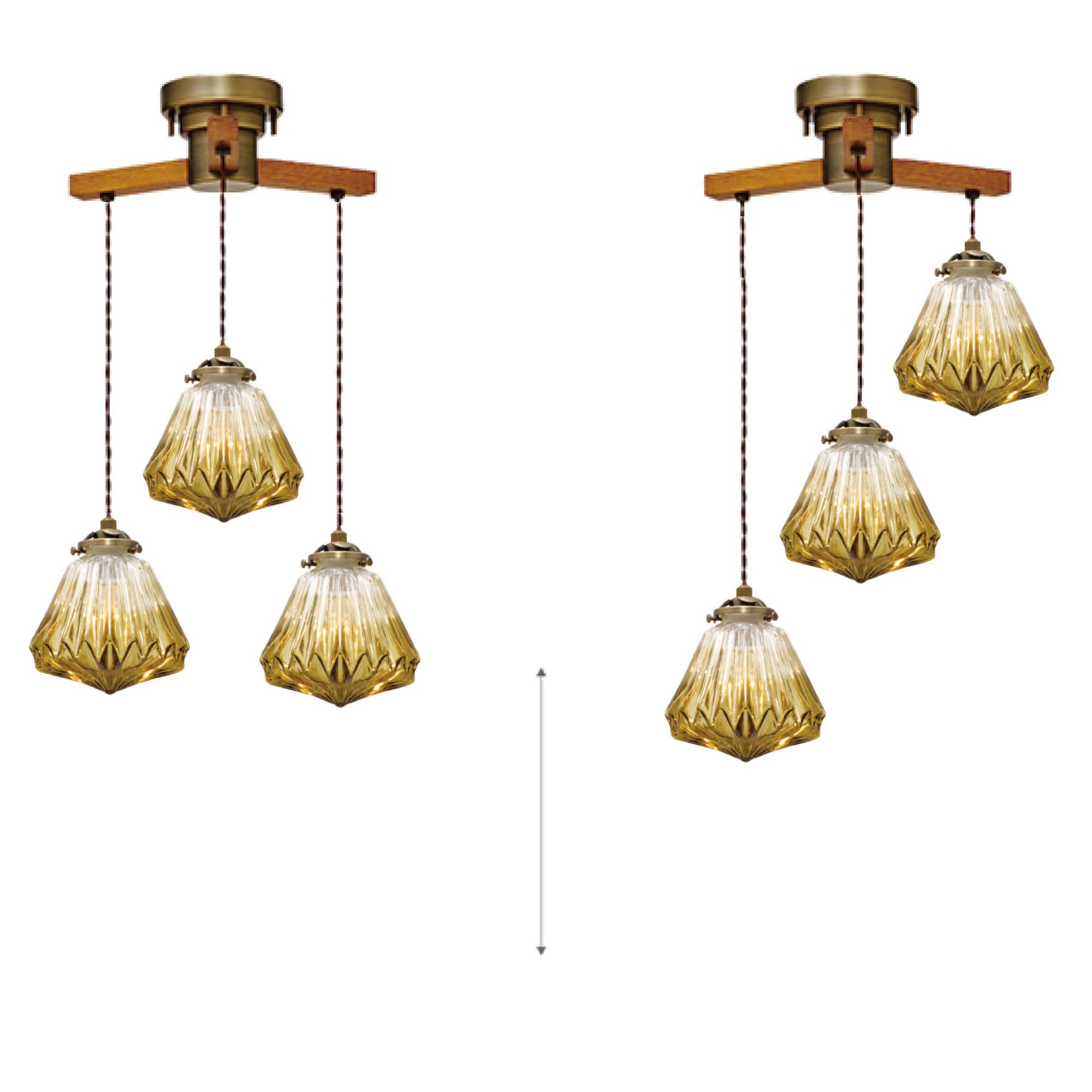 インターフォルム ペンダントライト LT-1718AM ロレエ ダングル3 LED