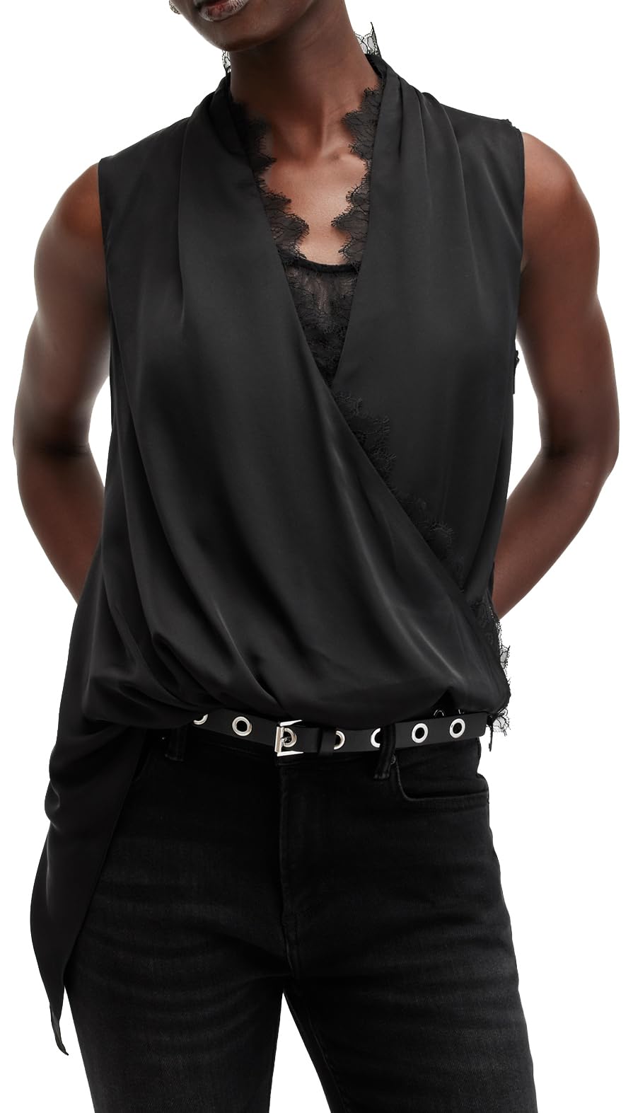 AllSaints Women's Abi Lace Top