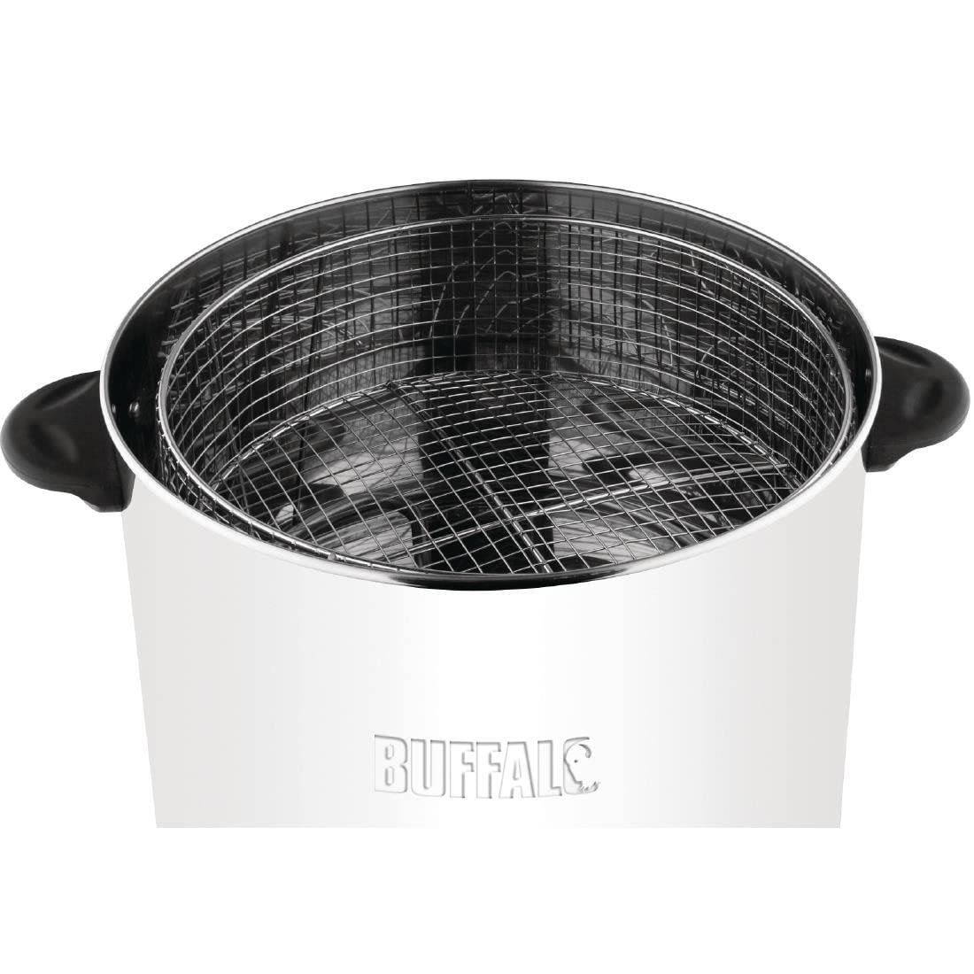 Buffalo Cuiseur vapeur en acier inoxydable avec couvercle